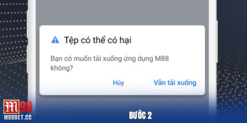 bước 2 tải app android