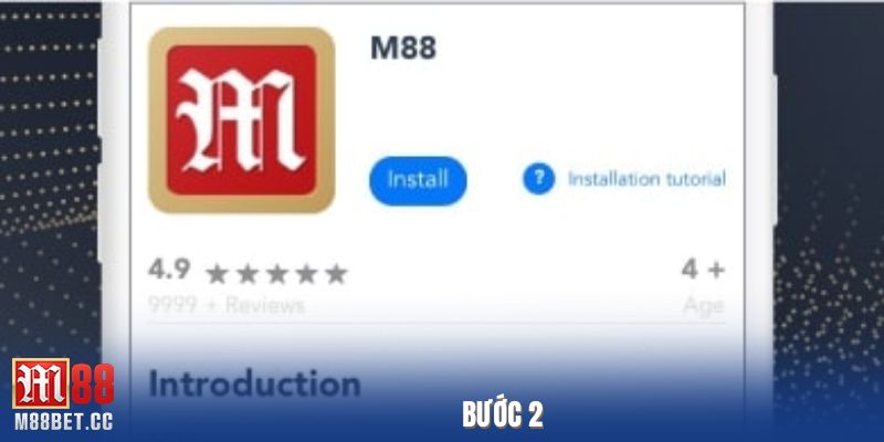 bước 2 tải app IOS