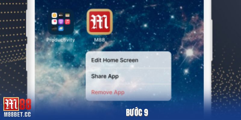 bước 9 tải app IOS