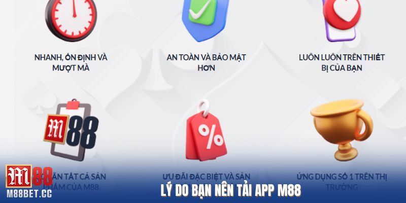 Lý do bạn nên tải app M88